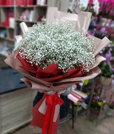 Букет цветов из: Гипсофила в Кораблино