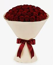 Букет 101 Бордовая роза Блэк Бакарра в Кораблино