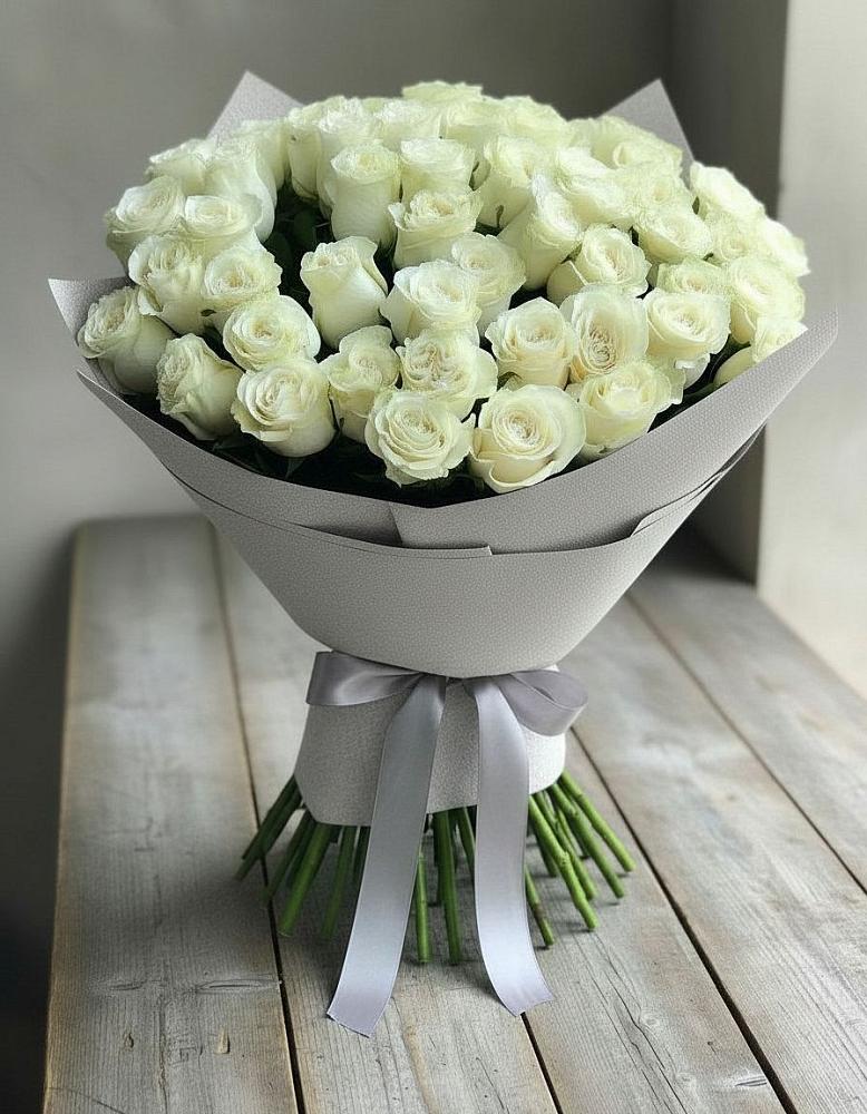 Букет 35 Белых роз в Кораблино