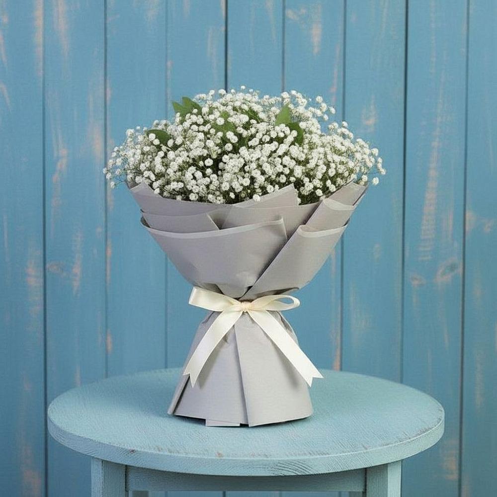 Букет цветов из: Гипсофила в Кораблино