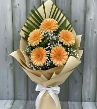Букет цветов из:  Герберы #REPLACE_PRED# Кораблино