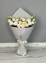 Букет цветов из:  Розы и Лизиантусы #REPLACE_PRED# Кораблино